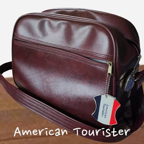 American Tourister Other Vintage American Tourister Burgundy Carry